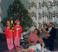 0400-pajamas - 1957 - Judy, Richard, Betty, Marcia, Amos